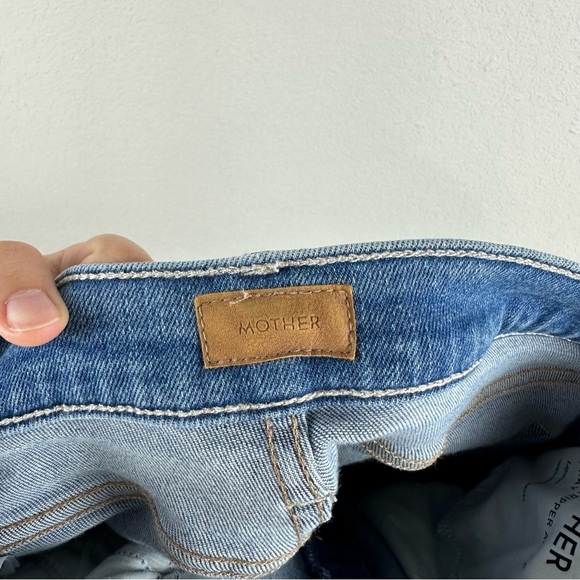 Mother Layover The Tripper Ankle Fray Button Fly Denim Jeans Size 30 - Picture 7 of 12